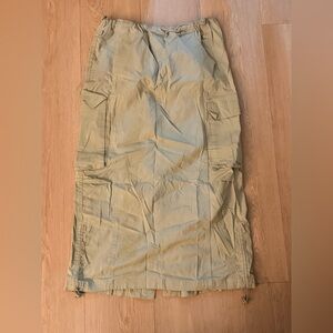 Women’s Casual Khaki Cargo Skirt